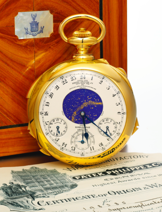 Patek Philippe, The Henry Graves JR. Supercomplication Image via Sotheby's