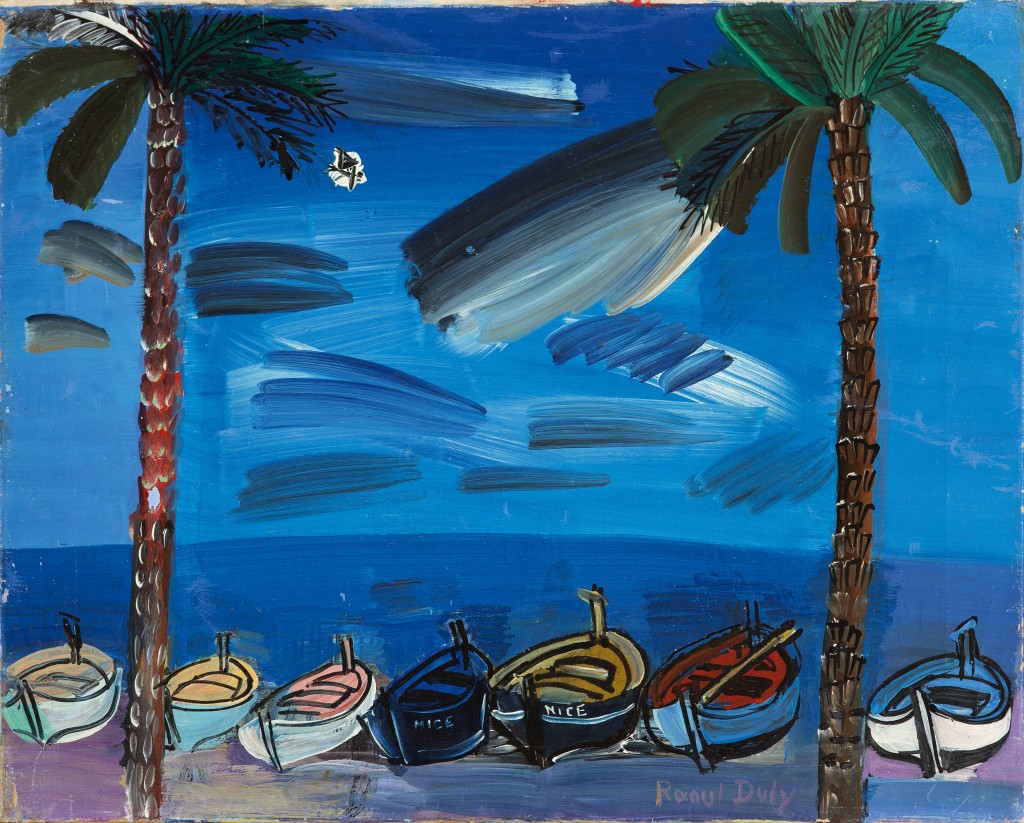 RAOUL DUFY (1877-1953) - Nice, Les Barques, Öl/Lwd., 38 x 46 cm, 1929 Schätzpreis: 70.000-90.000 EUR