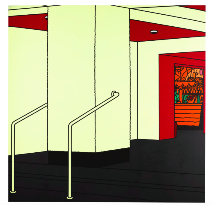 Patrick Caulfield, R.A., C.B.E., Foyer, 1973Estimate: £400 000-600 000Hammer price: £665 000