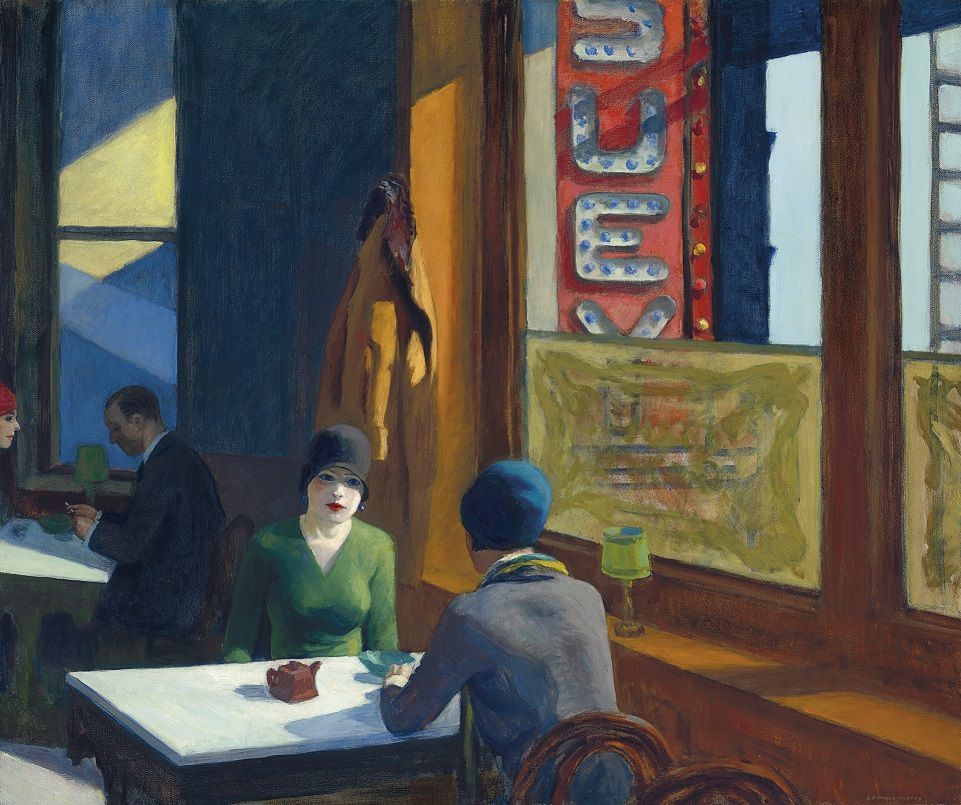 Edward Hopper, Chop Suey (1929), immagine ©Christie's