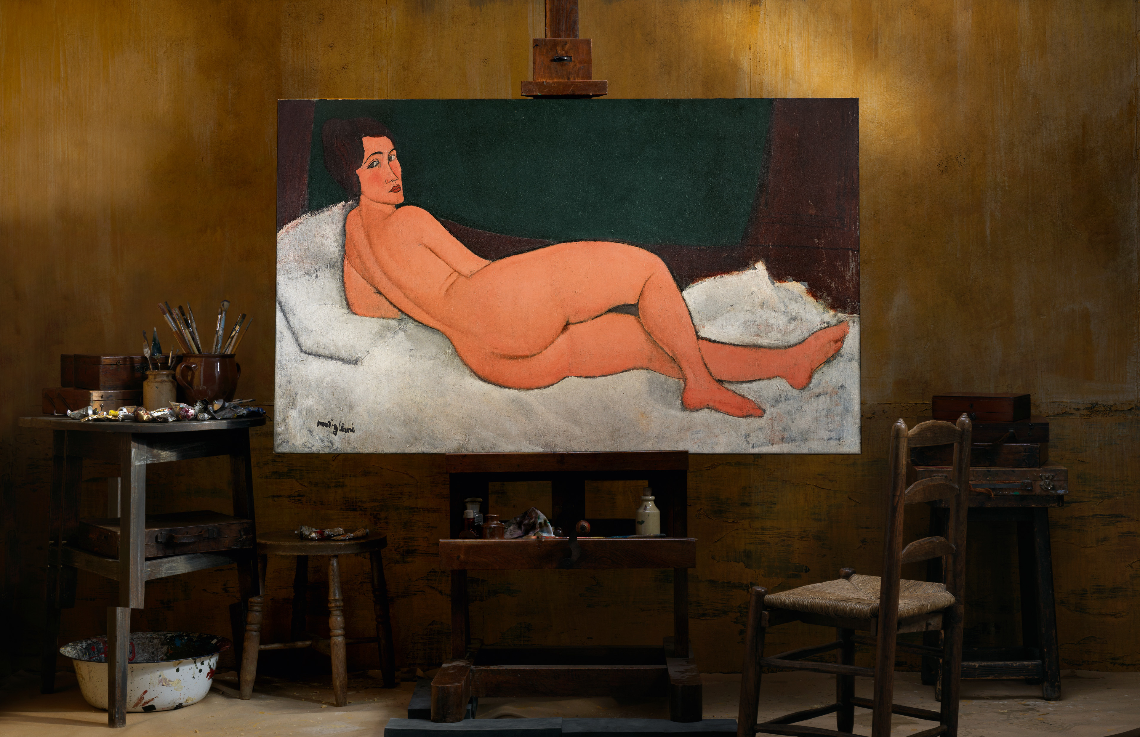 Amedeo Modigliani, Nu couché (sur le côté gauche), 1917 | Foto: Sotheby's