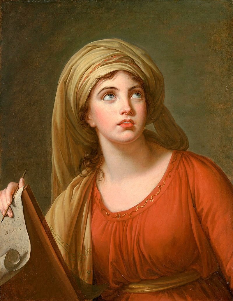 Élisabeth Vigée Le Brun, ‘Lady Hamilton as the Cumaean Sybil’, 1792, oil on canvas. Photo: The Met