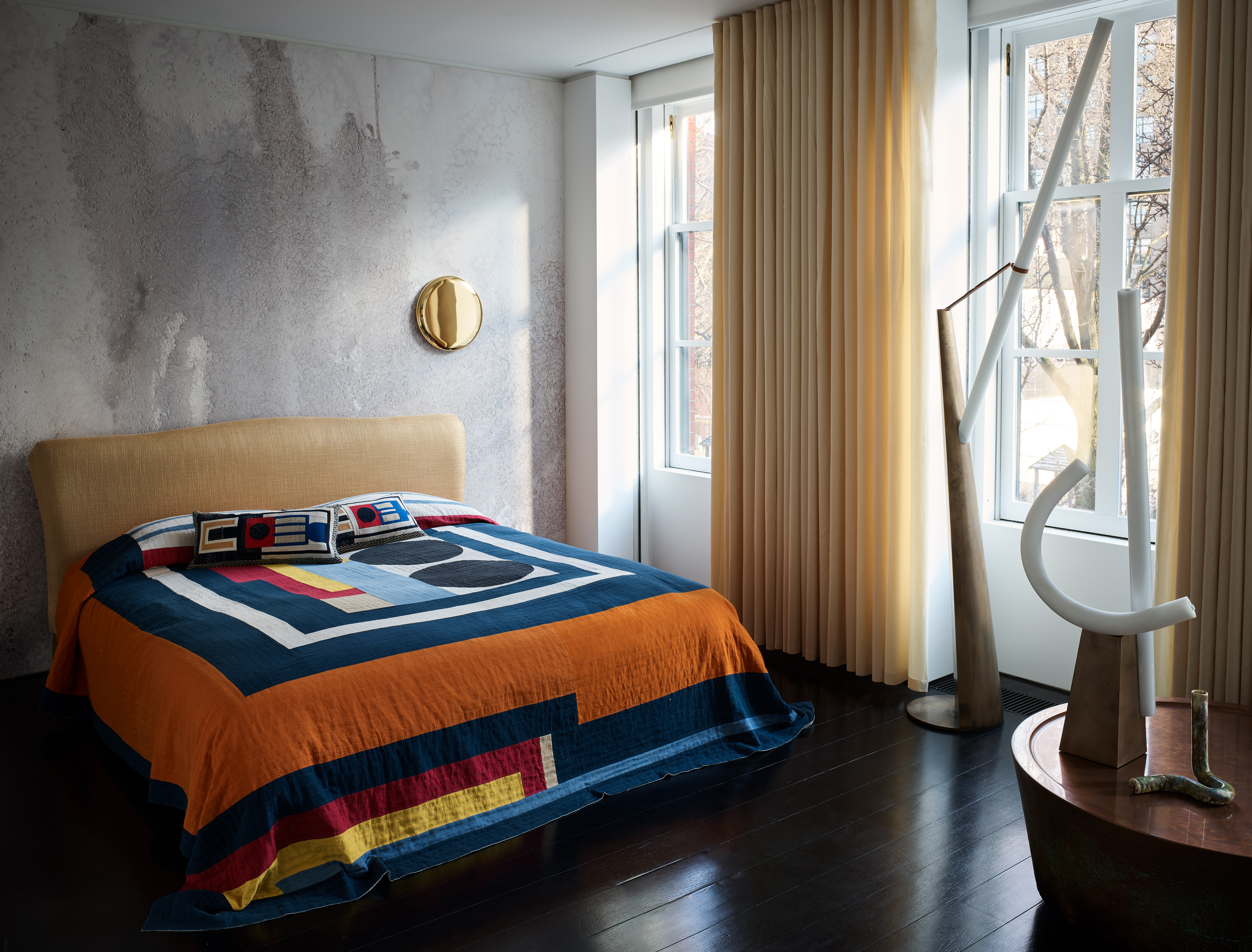 The bedroom in Casa Perfect New York. Image: Douglas Friedman