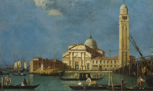 Canaletto, San Pietro di Castello, c. 1730s. Collection of the National Gallery