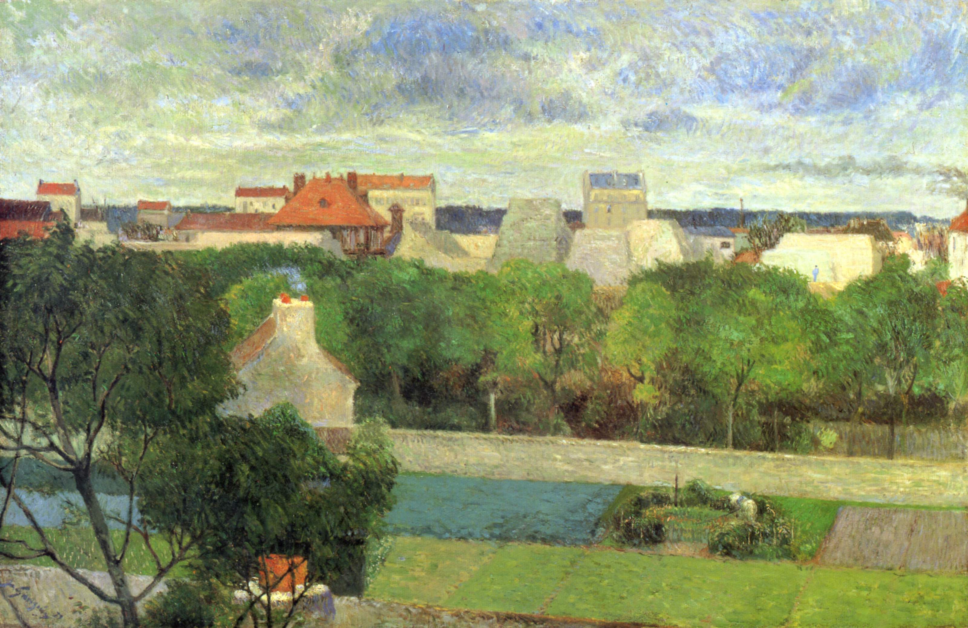 Paul Gauguin, Les Maraîchers de Vaugirard, 1879, image via Pinterest