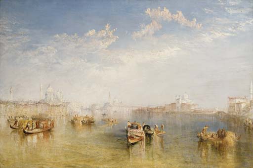 Giudecca, La Donna della Salute and San Giorgio, JMW Turner. 1841, oil on canvas.