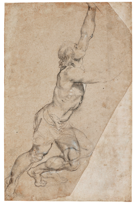 Peter Paul Rubens, Aktstudie eines jungen Mannes mit erhobenen Armen | Foto: Sotheby's