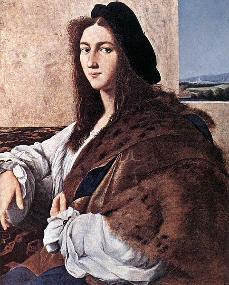 Ritratto di un giovane, Raffaello. 1514, olio su tavola.