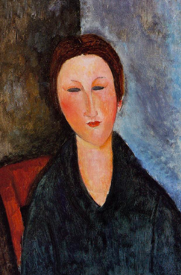 Amedeo Modigliani, ‘Bust of a Young Woman’, 1916-17. Foto: modigliani-foundation.org.