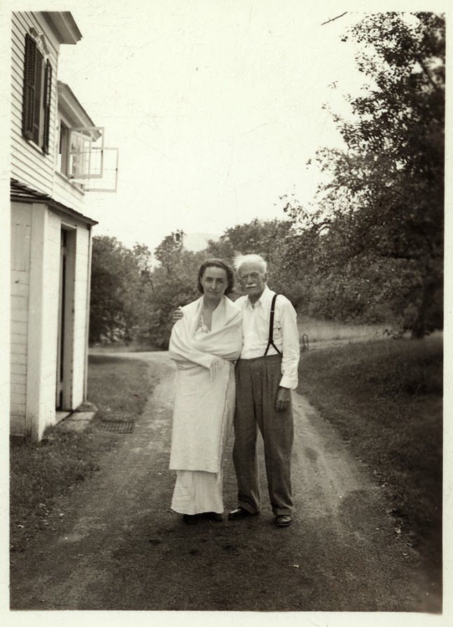 Georgia O'Keeffe et Alfred Stieglitz, image via Pinterest