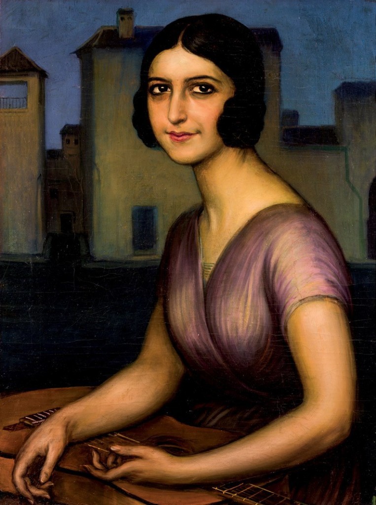 Julio Romero de Torres. "Señorita Berot". På auktion hos Duran Subasas till ett utropspris av 902 000 kronor.