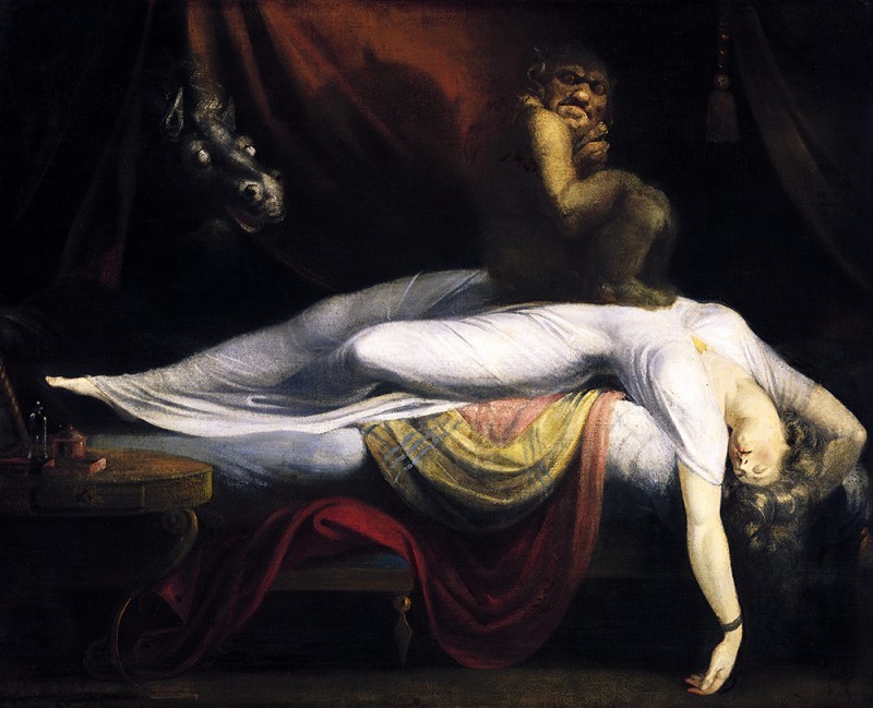 Johann Heinrich Füssli, Nachtmahr, 1781 | Abb. via khanacademy.org