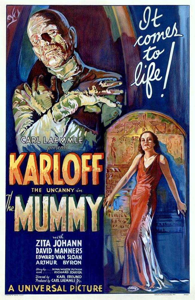 "The Mummy" (1932, Universal Pictures), Plakat für den US-Markt