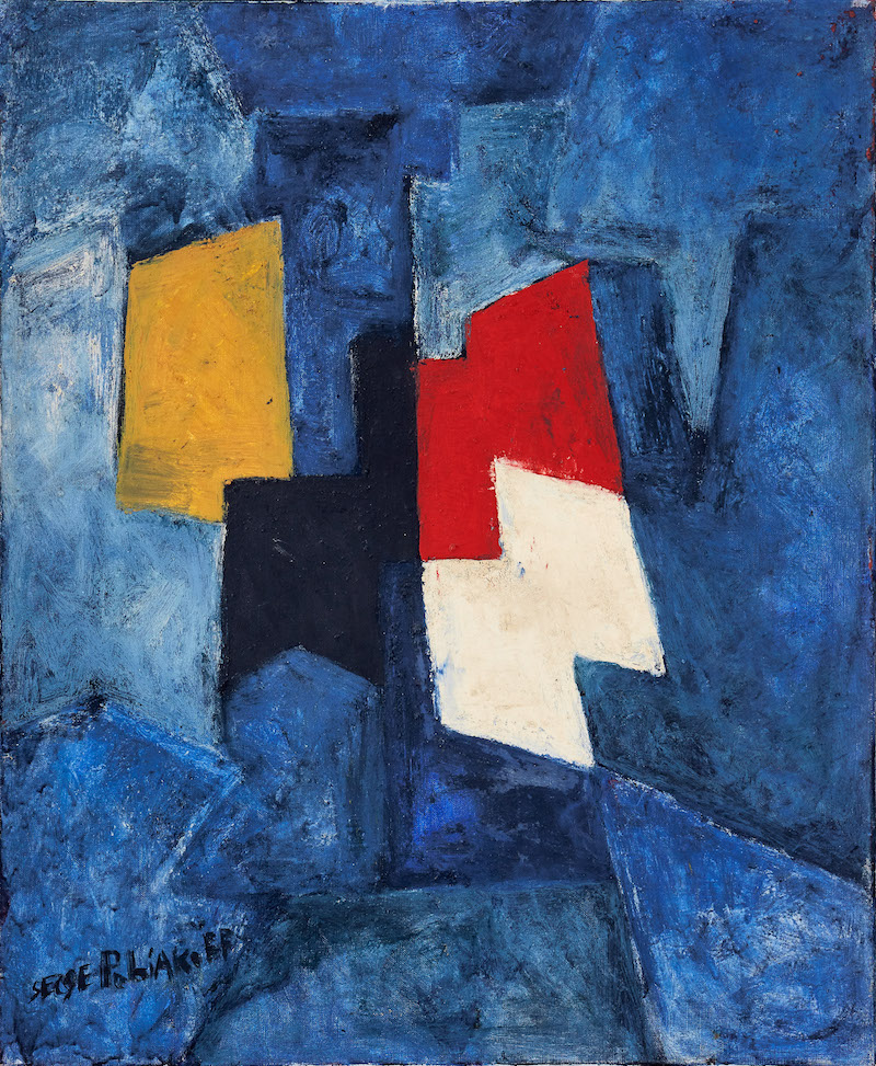 Ett av toppnumren är den rysk-franske konstnären Serge Poliakoff oljemålning "Composition abstraite" från 1967. Målningen har hängt i en svensk privatsamling efter att den köptes av Bertil Nordenhake, Galerie Nordenhake, Broby. Utropet hos Uppsala Auktionskammare är 1,8-2 miljoner kronor