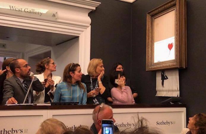 Girl With Balloon. Sotheby's.