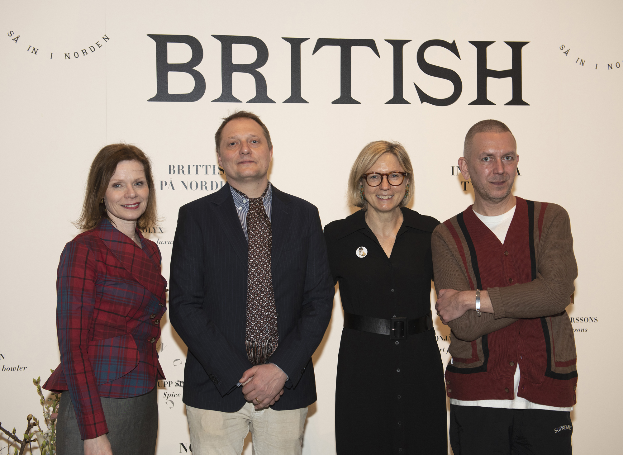 Helen Persson, curator Nordiska museet, Magnus Carlson, Sanne Houby-Nielsen, styresman Nordiska museet och Andres Lokko