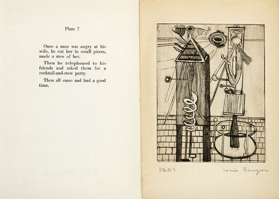 Libro di illustrazioni, Louise Bourgeois, immagine via Pinterest