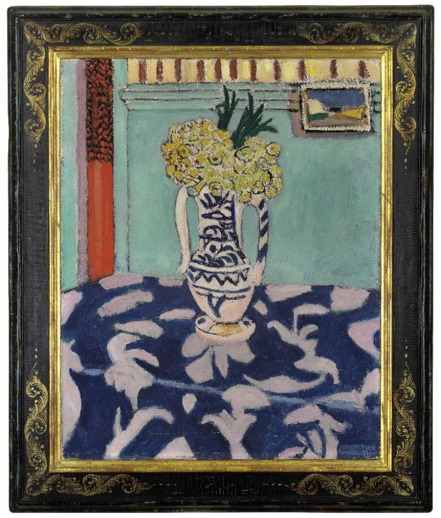 Henri Matisse (1869-1954), « Les coucous, tapis bleu et rose », 1911, image via uroc.fr