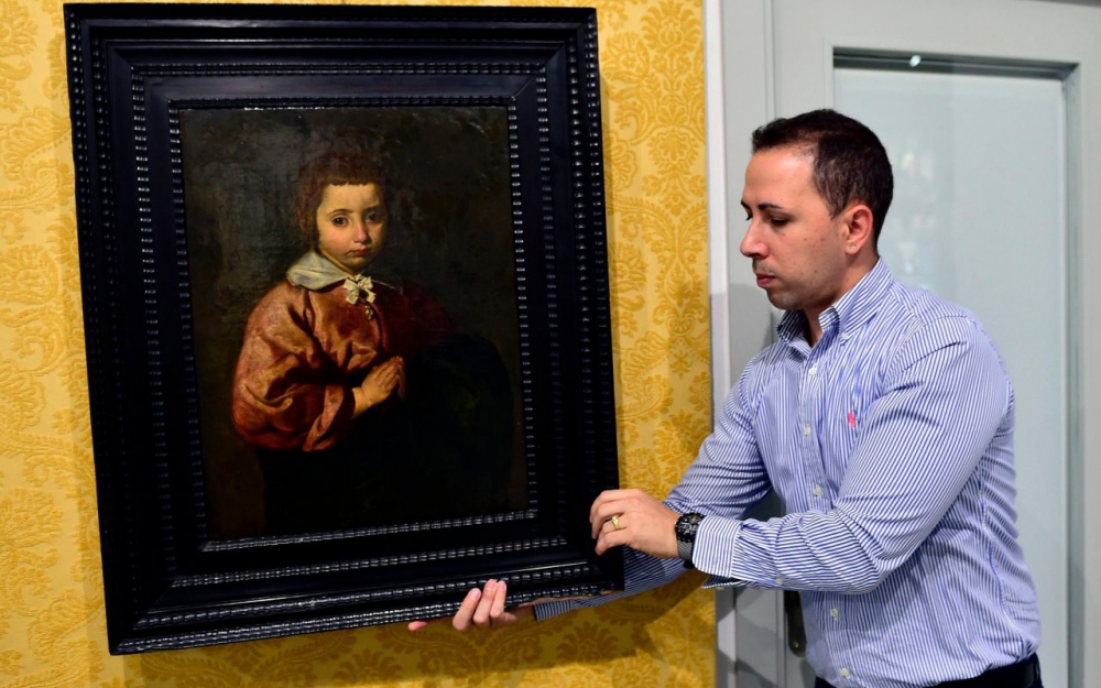 "Retrato de una nina" (1916) (portrait d'une enfant) Diego Velazquez (1599-1660) © GERARD JULIEN / AFP