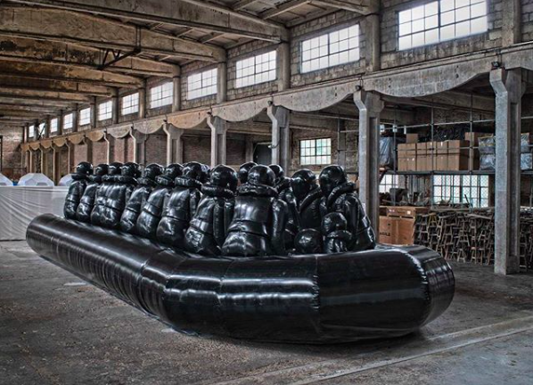 Law of the Journey (Prototype B), 2016, created in the Beijing studio. Image: Instagram @aiww