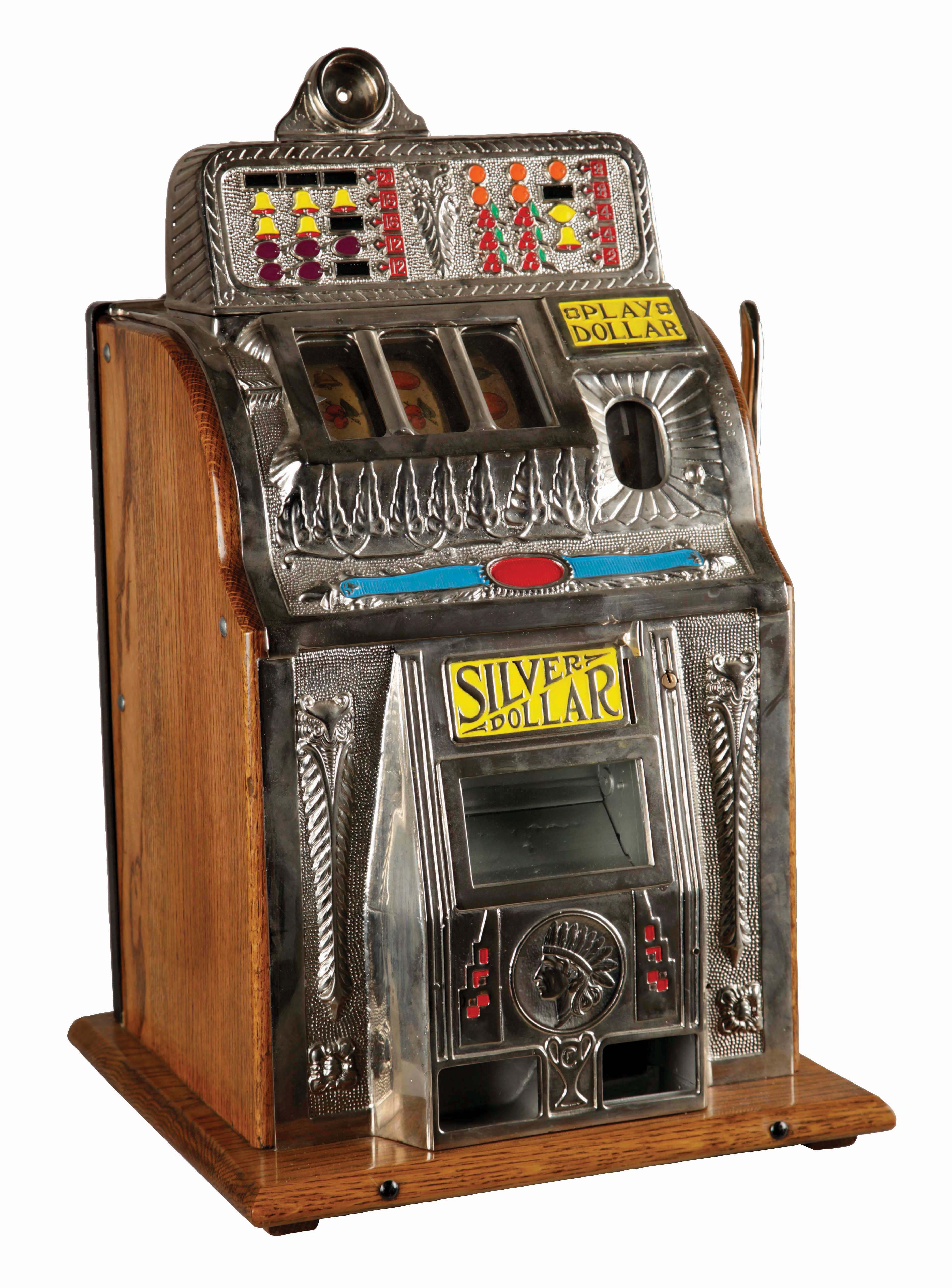 $1 Charles Fey & Sons Silver Dollar Slot Machine