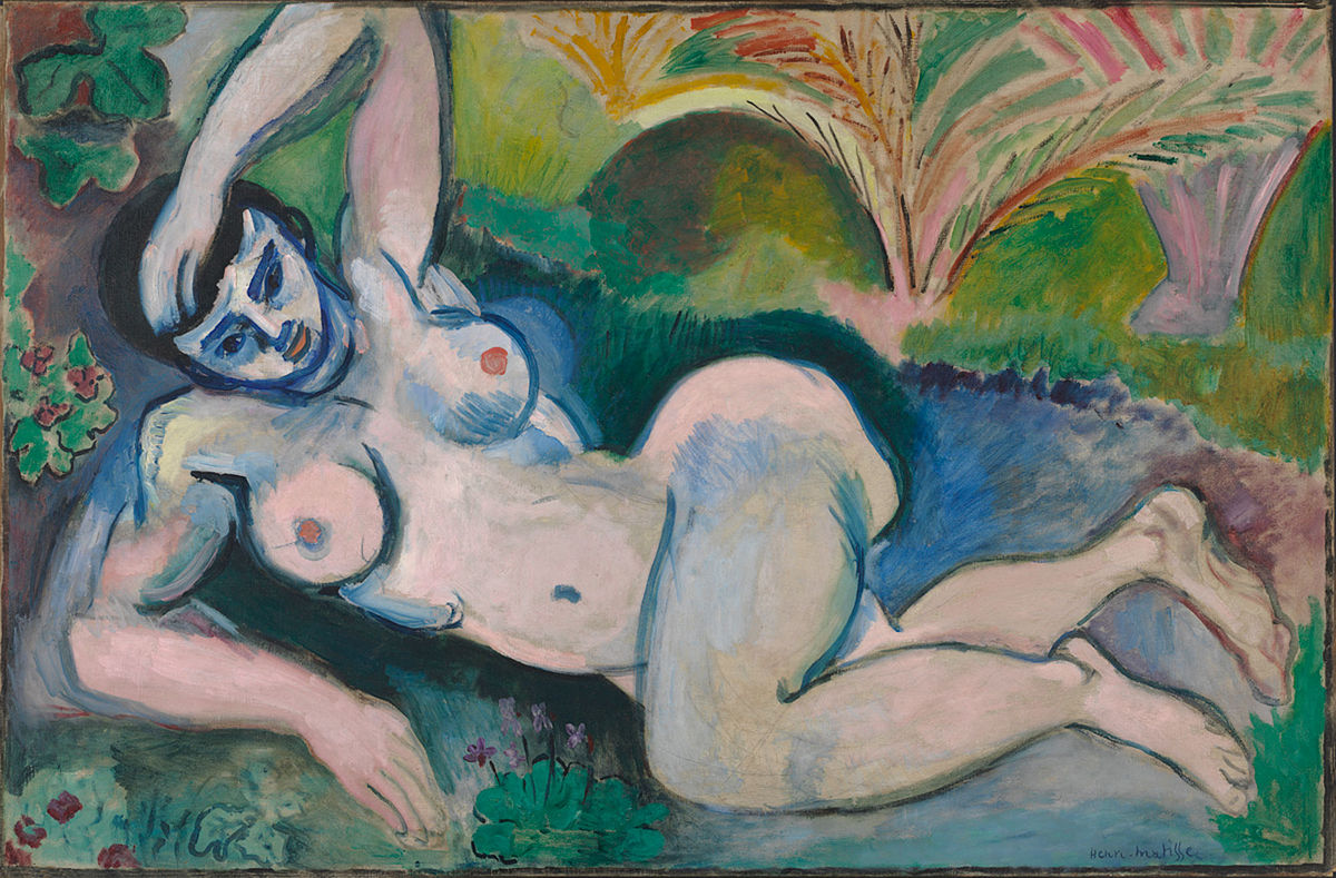 Blue Nude (Souvenir de Biskra), Henri Matisse. 1907, oil on canvas.