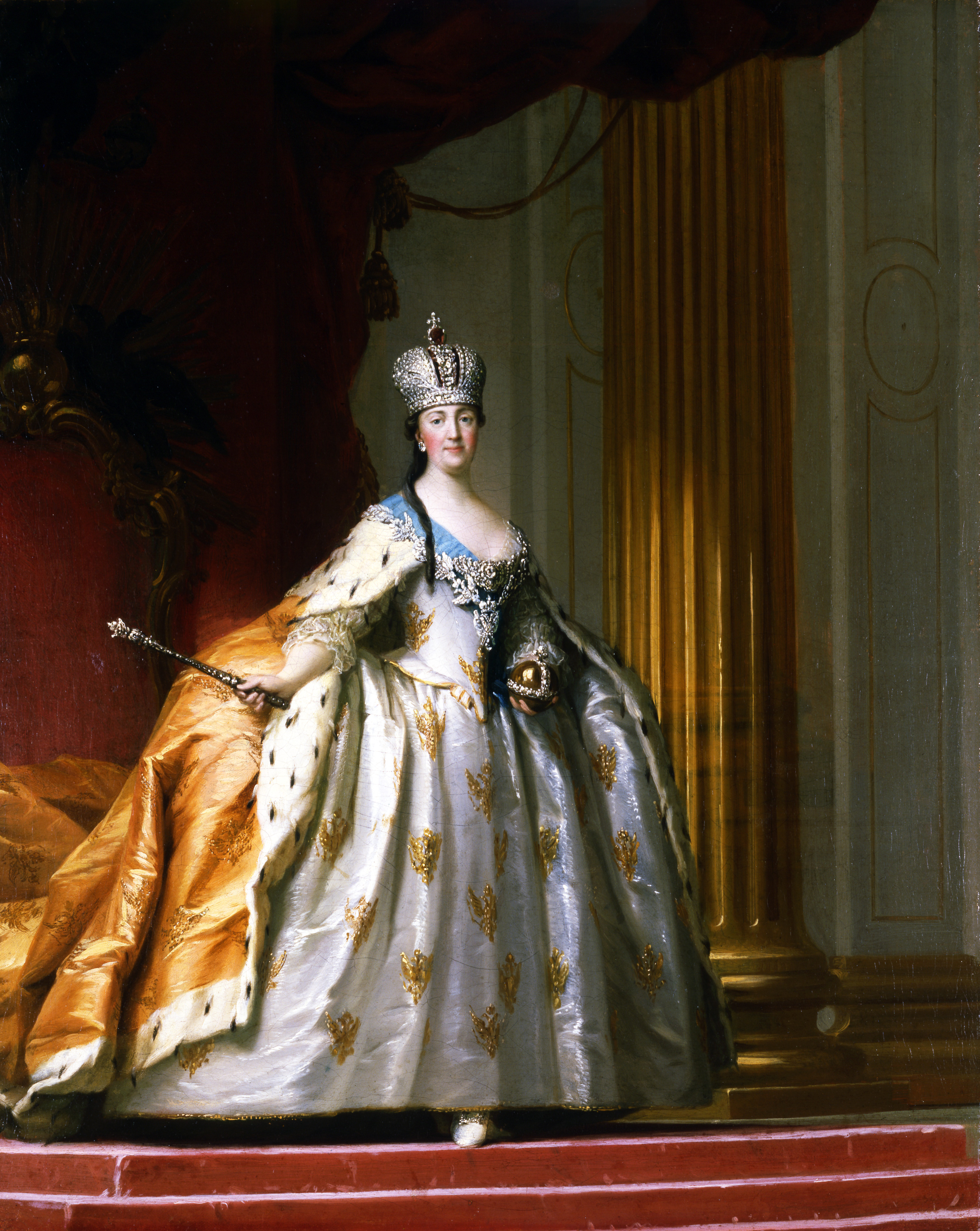 Catherine the Great in her Coronation Robe, Vigilius Eriksen. 1778-9, oil on canvas. Image: David Collection, Denmark