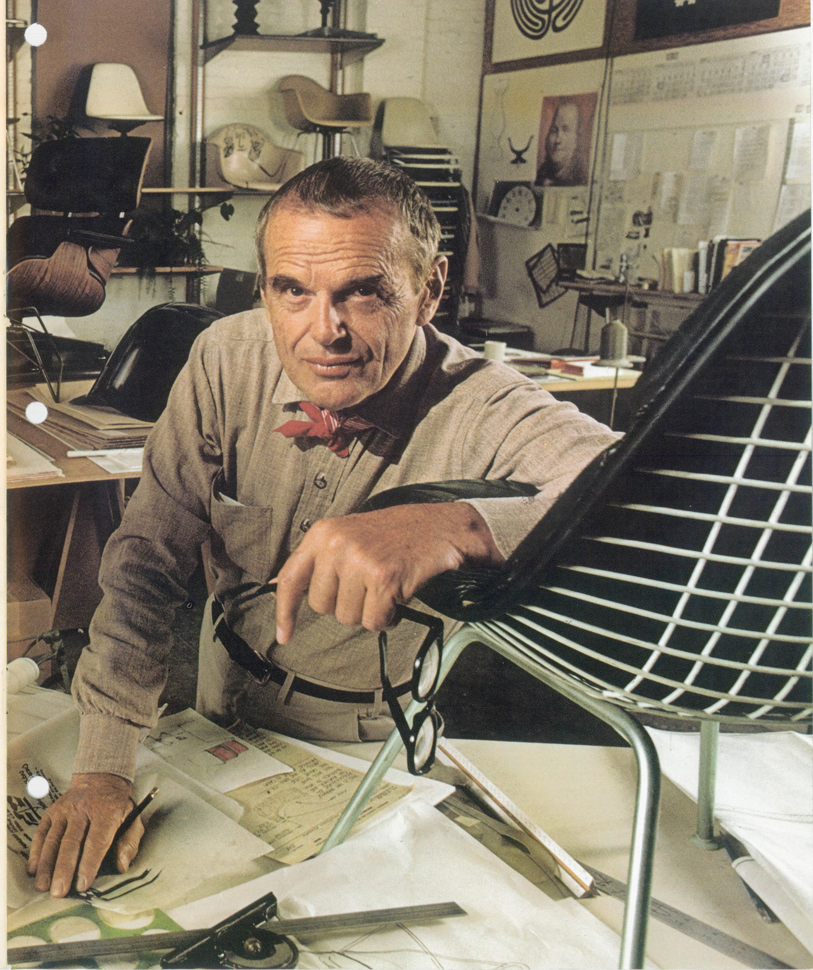 Arnold Newman, Portrait of Charles Eames, 1971. Photo: Fortune Magazine