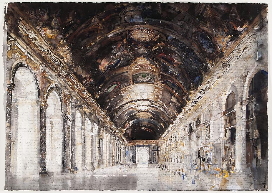 Lars Lerin ‘Ljus i Öster’. Bild: Nordiska Akvarellmuseet
