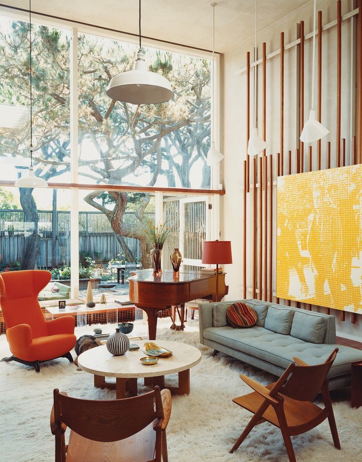 Intérieur des années 1970, image via ahtapot