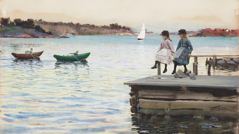 "Kapprod" av Anders Zorn. Foto: Bukowskis.