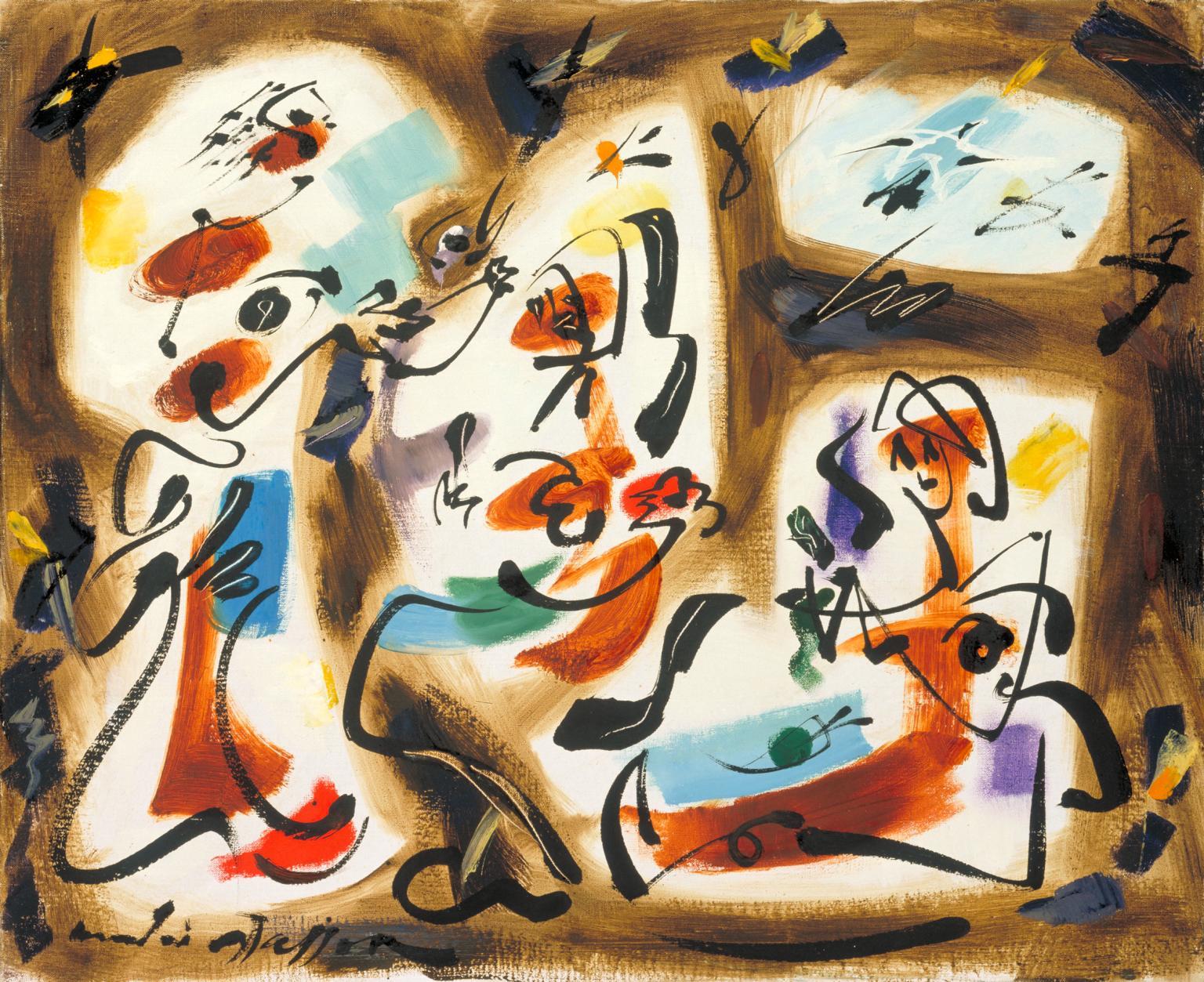 André Masson, ‘Kitchen-maids’, 1962. Photo: Tate via The Estate of André Masson