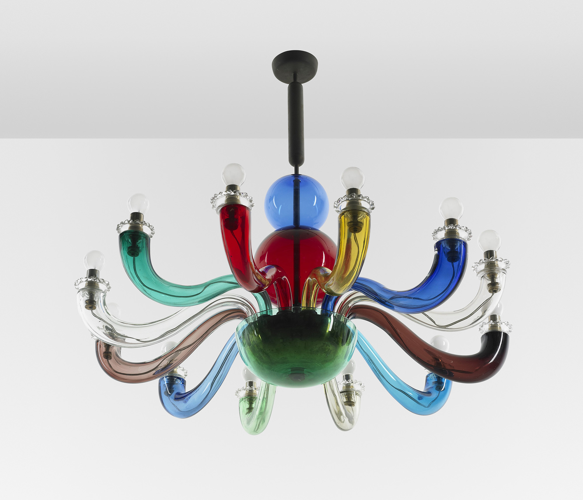 Lustre, Gio Ponti pour Venini, image via Wright