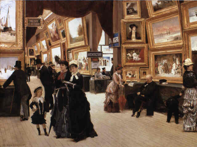 Édouard Dantan, Un Coin du salon en 1880 | Abb. via Wikipedia