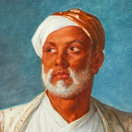 Élisabeth Vigée-Lebrun (1755 Paris 1842), Portrait des Mohammed Dervish Khan, 1788 (Detail) | Abb.: Sotheby's