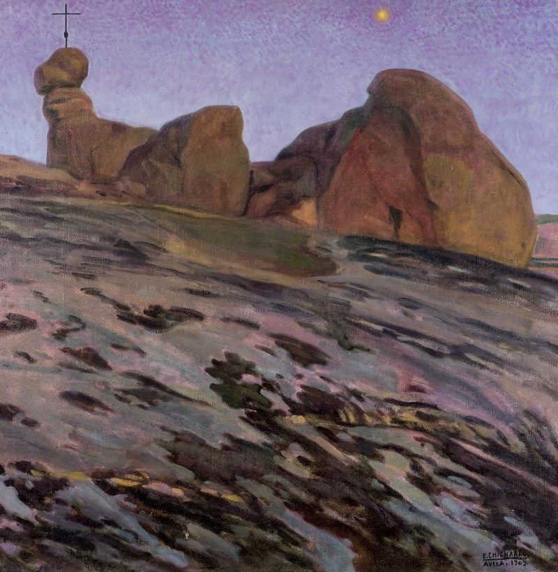 Eduardo Chicharro, Lotto 97, “Malinconia”, Olio su tela, 1909.