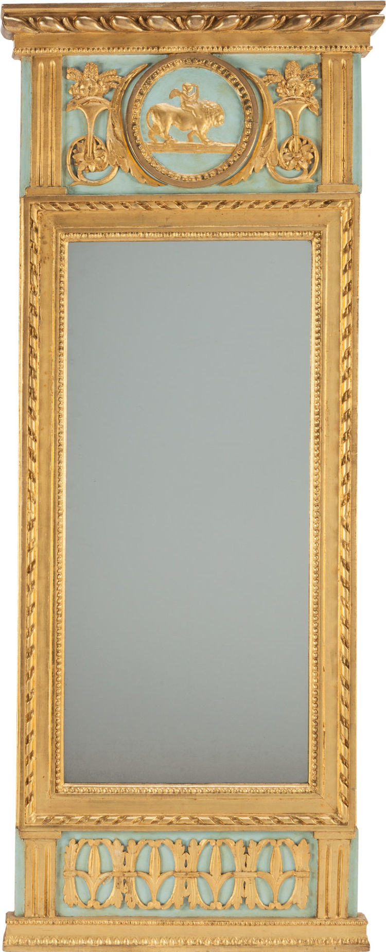 En fransk Ludvig XVI spegel i förgyllt trä, från cirka 1790. Utropspris 6 900 SEK, Heritage Auctions