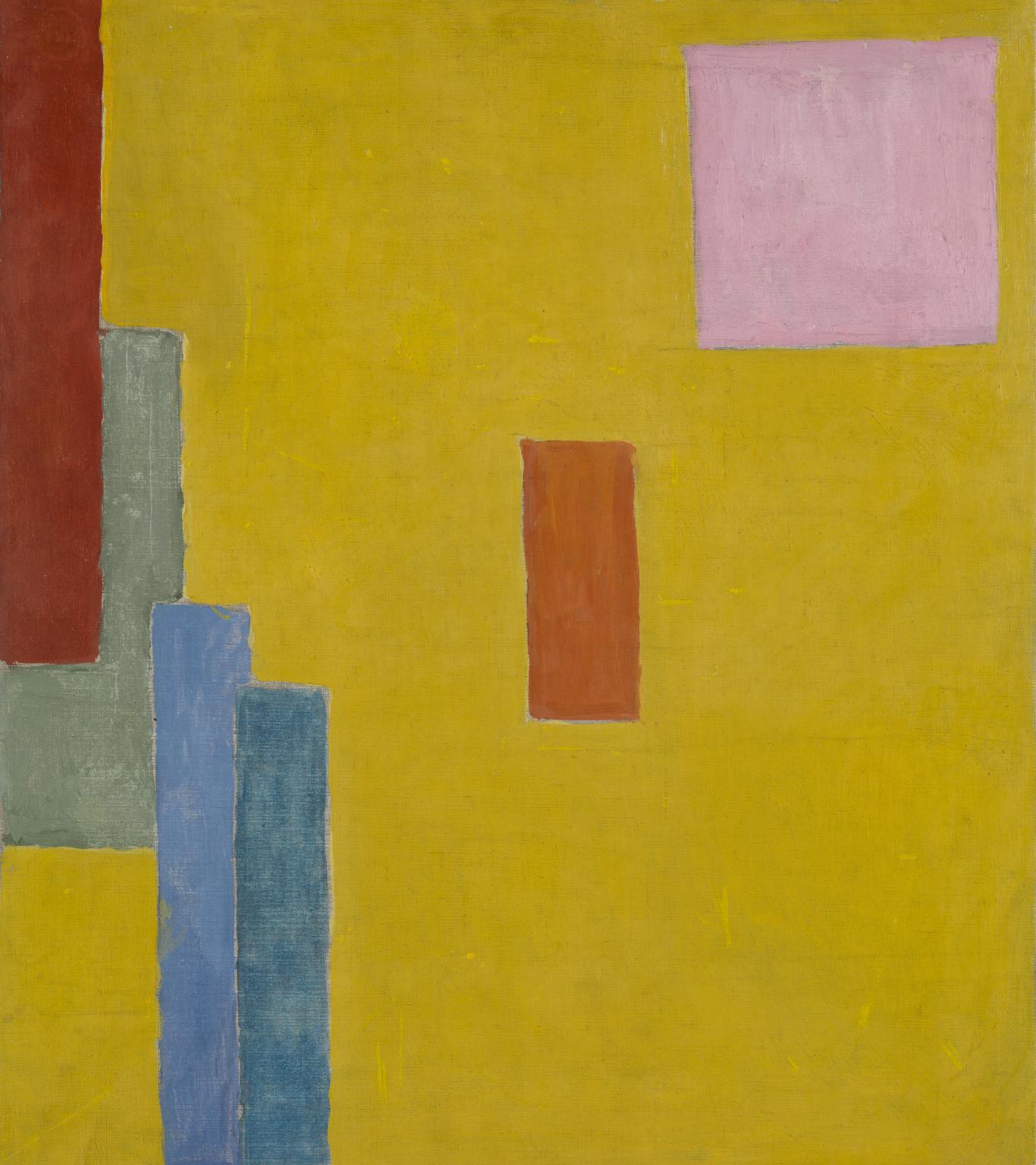 Abstract Painting av Vanessa Bell från 194. Bild: Tate