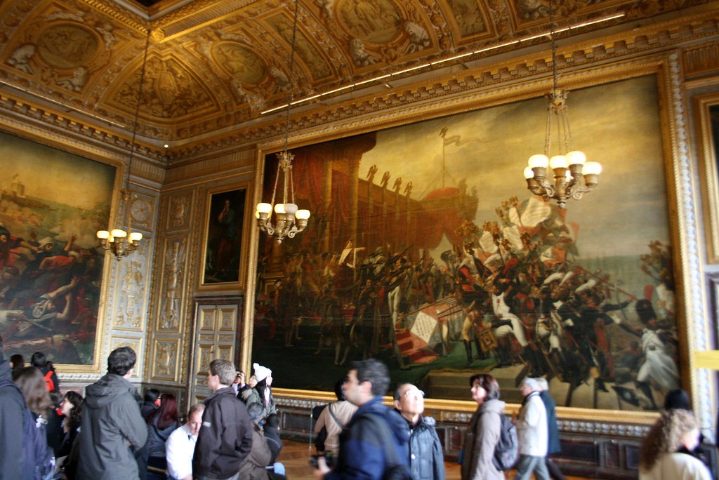 The Distribution of the Eagle Standards in the Coronation Room at Versailles. Image: Flickr