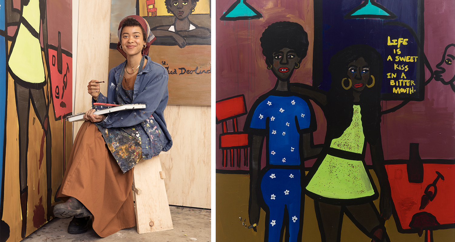 Cassi Namoda, ‘Two Marias Realize the Truth, 2019’. Foto: Daniel Sahlberg © T-a-c-k -!