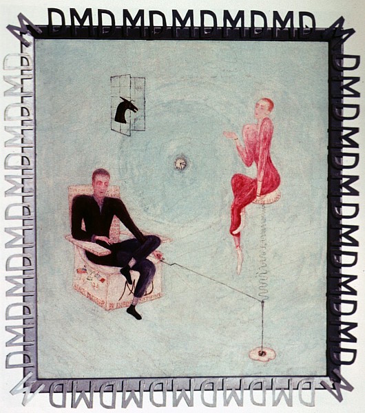 Florine Stettheimer, "Marcel Duchamp", 1923.