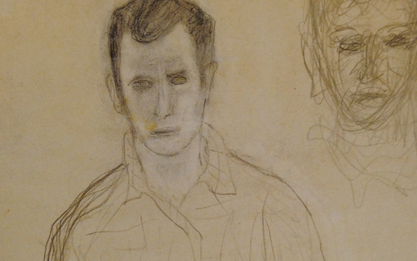 Jack Kerouac, Weird, Self-Portrait at Sea from Departed Angels: The Lost Paintings