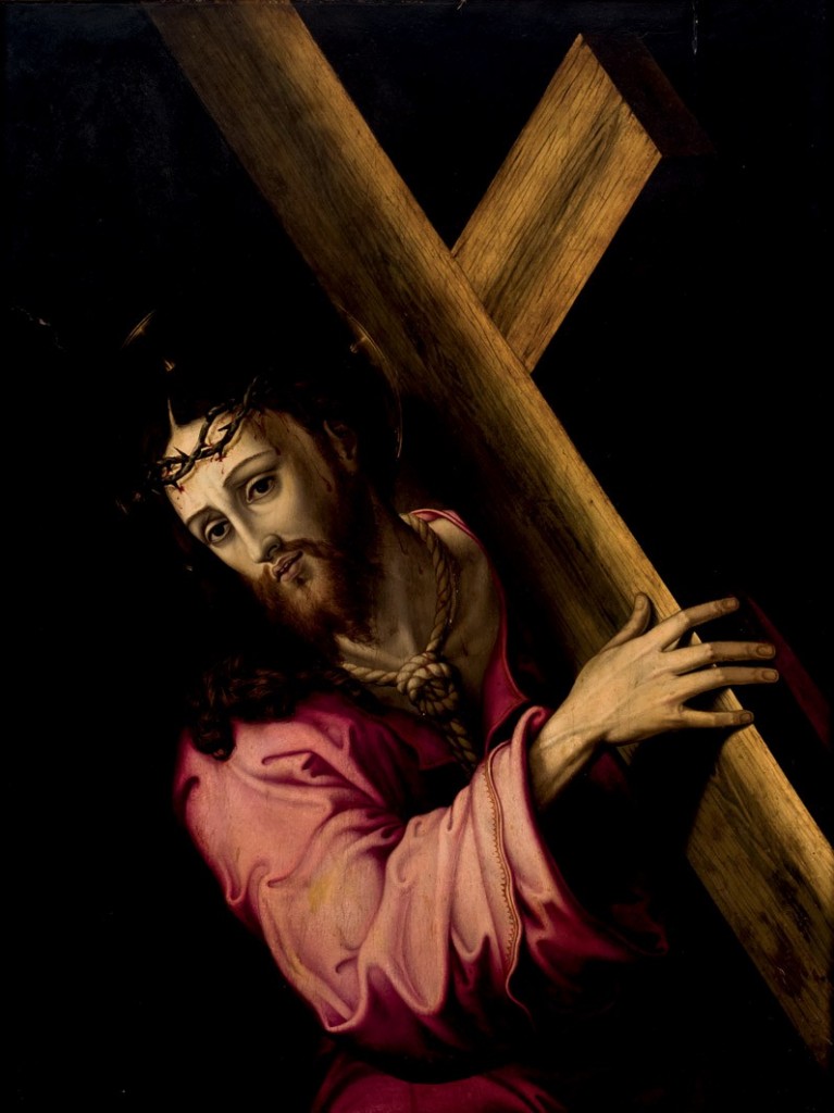 Luis de Morales (1509 - 1586), "Nazareno", Huile sur toile, 100 x 76,5 cm Estimation basse: 70 000 euros