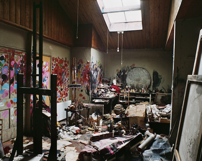 Francis Bacons studio i London. Foto: Perry Ogden
