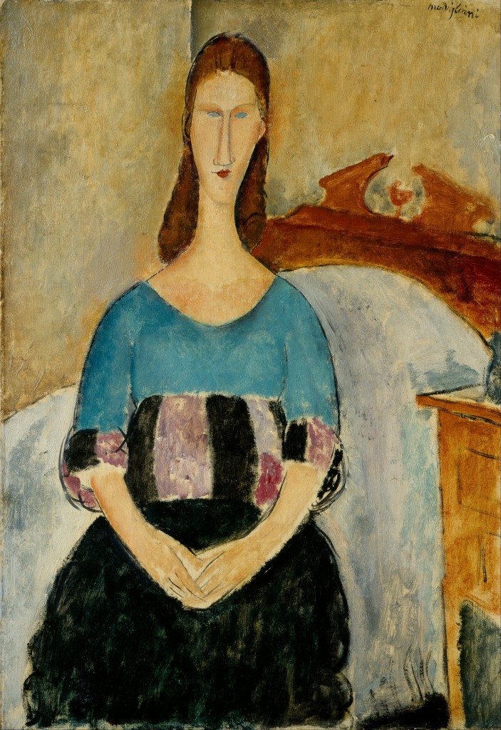 Amedeo Modigliani, ‘Portrait of Jeanne, Seated', 1918.