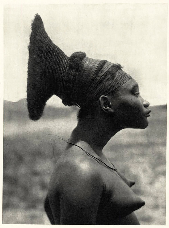 Nobosudru, favorite du chef de la tribu Mangbetu, image ©FBazin