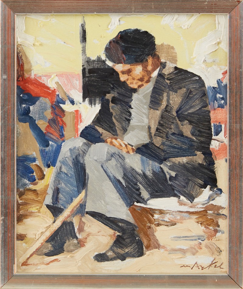 "Vilande man" Astrid van Arkel. Foto: Stockholms Auktionsverk Online.
