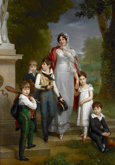 Das Portrait der Louise-Antoinette-Scholastique Guéhéneuc, Madame la Maréchale Lannes, Duchesse de Montebello mit ihren Kindern ist das teuerste Werk von François Gérard. Aktuell ist es Teil der Sammlung des Museum of Fine Art in Houston, Texas | Foto: The Museum of Fine Arts, Houston