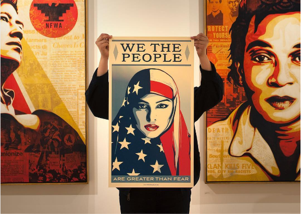 Image via le compte Instagram de Shepard Fairey @obeygiant