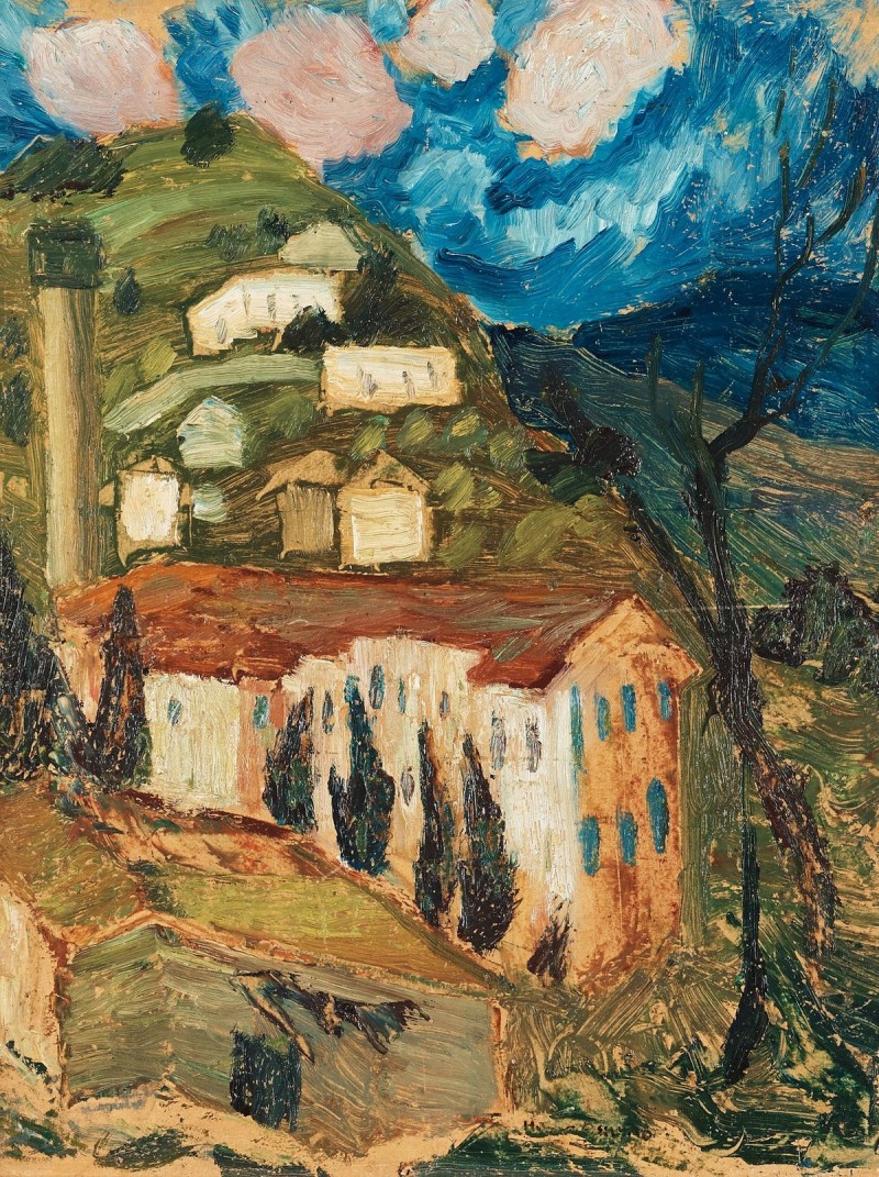 ”Från Italiens inland”, troligen 1922. Foto: Bukowskis.